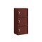 Hodedah Indoor Modern Home Decorative Furniture 3-Shelf, 3-Door Bookcase